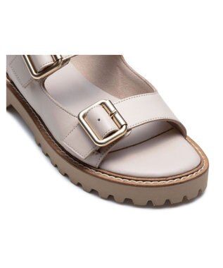 REGAL FOOT COMMUNITY 【リーガルレディース】F28R ダブルバックルサンダル サンダル アイボリー