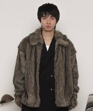 WEGO フェイクファーZIPブルゾン