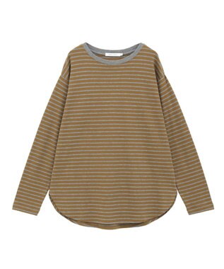 AMERICAN HOLIC アソートラウンドカットプルオーバー Border Camel