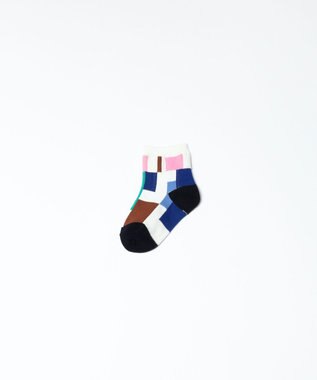 TRICOTE RANDOM PATCH SOCKS / ランダムパッチ キッズソックス (KIDS) 03GIRL