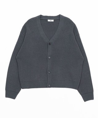 WEGO 【ユニセックス着用ITEM/MLサイズ展開】クロップドカーディガン ブルーその他