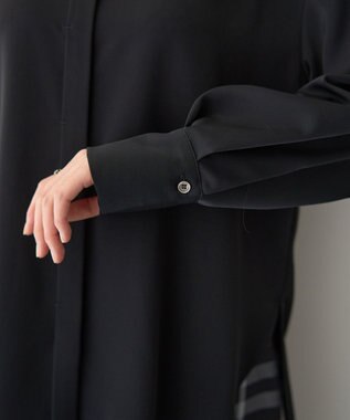 YECCA VECCA 2wayボウタイシャツ Black