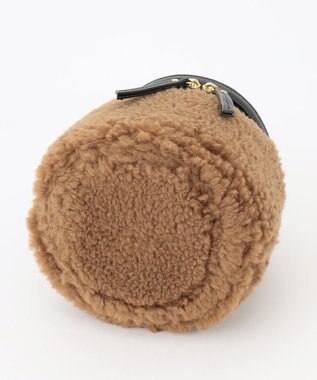 23区 VIOLAdORO エコムートン ショルダー バッグ ダークブラウン系