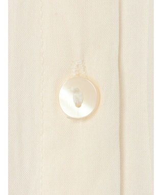 CRAFT STANDARD BOUTIQUE インド綿フリル衿ワンピース Ivory