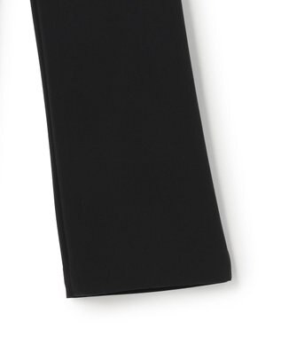 23区 L ストレッチダブルクロス フレアパンツ ブラック系