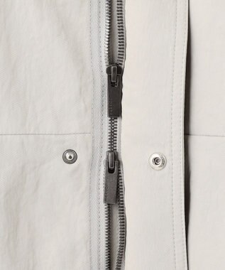 JOSEPH HOMME ナイロンスナバック　フードコート アイボリー系