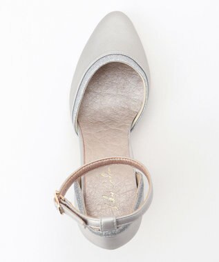 ANY SIS 【23.0~24.0cm】ラメラインブライダル パンプス シルバー