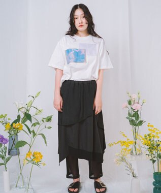 POLS PETAL スカート ブラック