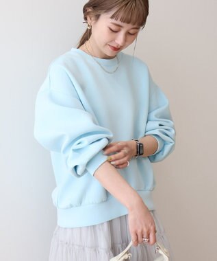 AMERICAN HOLIC タックスリーブポンチプルオーバー Sax