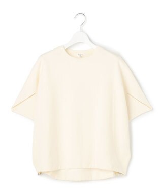 23区 【SLOW/一部店舗限定】ライトダンボール ドロストデザイン カットソー アイボリー