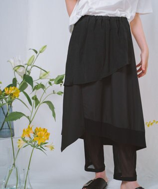 POLS PETAL スカート ブラック