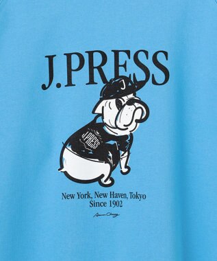 J.PRESS MEN 【AaronChang】【UNISEX】グラフィック スウェットシャツ サックスブルー系