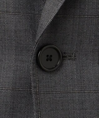 J.PRESS MEN 【ESSENTIAL CLOTHING】ヘリンボーンオーバーペーン スーツ グレー系4