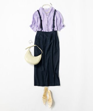 23区 【CLASSY.6月号掲載】ラインアーチ イヤリング シルバー系