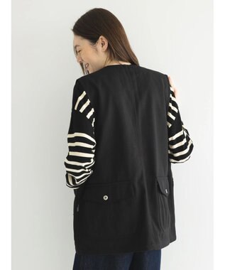 CRAFT STANDARD BOUTIQUE 【リサイクル】ヘビーツイルワークベスト Black