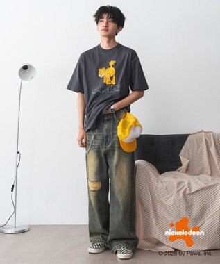 WEGO 【ユニセックス着用ITEM】GARFIELDグラフィックT（SS） スミクロ