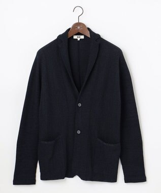 JOSEPH ABBOUD 【イージーケア】ホールガーメントリンクス　ニット ネイビー系