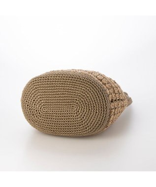 UNBILLION カシュカシュ cachecache / コンビ編みワンハンドルトート オーク