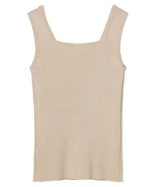 earth music&ecology リサイクルポリエステルブレンド２ＷＡＹタンクトップ Light Beige