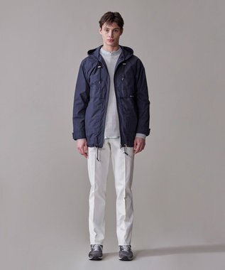 J.PRESS MEN ギマコットンクルーニット ライトグレー系