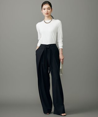 自由区 S レーヨンストレッチリブインナー ニット オフ