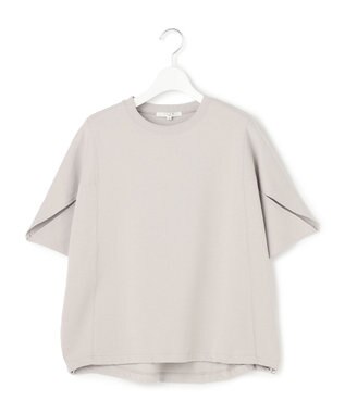 23区 【SLOW/一部店舗限定】ライトダンボール ドロストデザイン カットソー ライトグレー