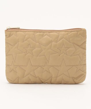 UNBILLION cachecache 星キルティング加工PCバッグ ベージュ