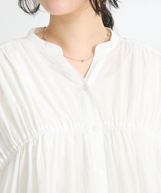 CRAFT STANDARD BOUTIQUE ヴィンテージボイルシャーリングチュニック White