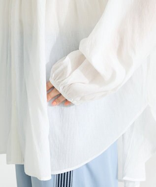 CRAFT STANDARD BOUTIQUE ヴィンテージボイルシャーリングチュニック White