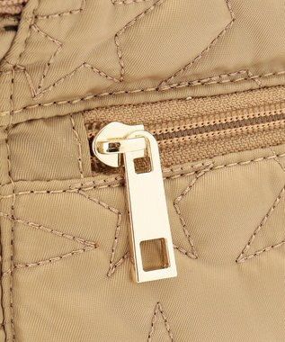 UNBILLION cachecache 星キルティング加工PCバッグ ベージュ