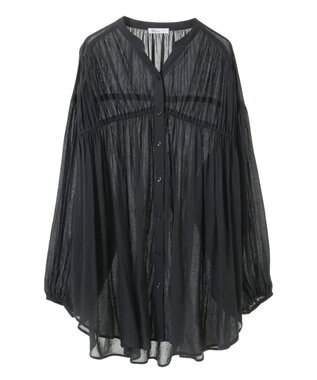 CRAFT STANDARD BOUTIQUE ヴィンテージボイルシャーリングチュニック Charcoal Gray