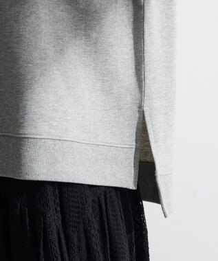 Green Parks 七分袖ロゴ裏毛プルオーバー Gray Mixture