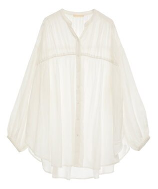 CRAFT STANDARD BOUTIQUE ヴィンテージボイルシャーリングチュニック White