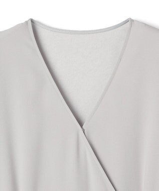 BEIGE， 【Lsize・セットアップ対応】CINDY / ラップドレス L.Gray