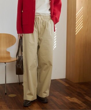 WEGO 【ANGIE VINTAGE】ツイルイージーパンツ ライトベージュ