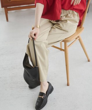 WEGO 【ANGIE VINTAGE】ツイルイージーパンツ ライトベージュ