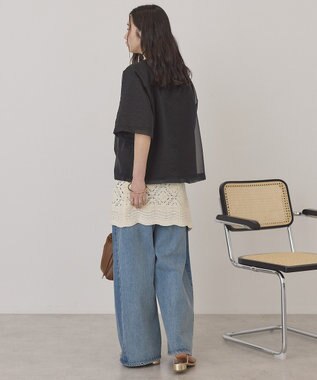 AMERICAN HOLIC シアーレイヤードプルオーバー Charcoal Gray