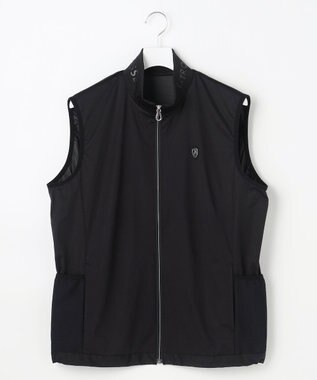 23区GOLF 【MEN】エアリージャージストレッチベスト ブラック系