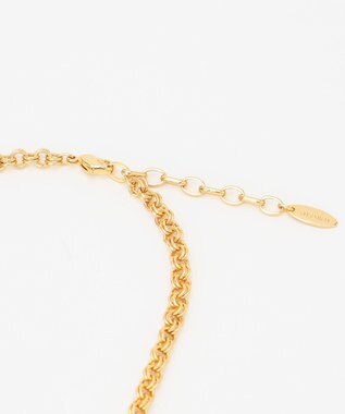 自由区 リングチェーンパールネックレス ゴールド系