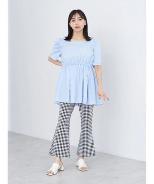 earth music&ecology スクエアネックチュニック Off White