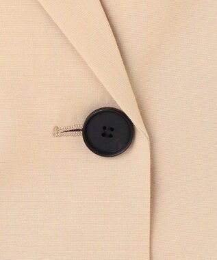 ICB 【接触冷感・UVカット・洗える】 T/Rドライリネン ショートジレ ベージュ系