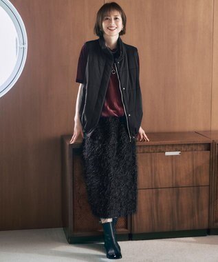 自由区 【SHIHOさん着用】ストレッチショート ブーツ ブラック