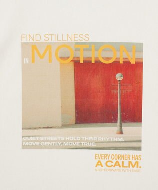 Green Parks ＳＥＴ２点フォトＴシャツ＋レーススカーフ Off White