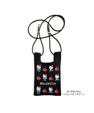 ROOTOTE 8360【キティ/シナモロール/クロミ】IP.ニット.サンリオキャラクターズ-A 04：トビ-ハローキティ