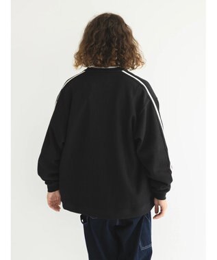 CRAFT STANDARD BOUTIQUE 【リサイクル】ラインカーディガン Black