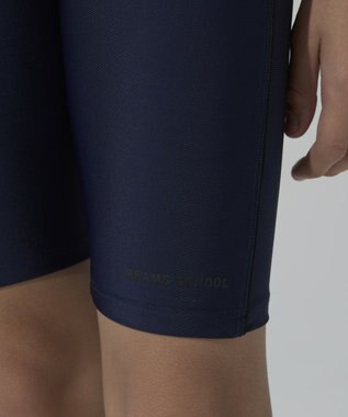 BEAMS SCHOOL ロング丈パンツ キッズ ネイビー×ブラック