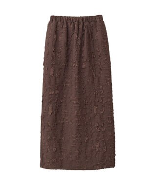 Green Parks ・ＳＵＧＡＲ　ＳＰＯＯＮジャカードチェックナロースカート Brown