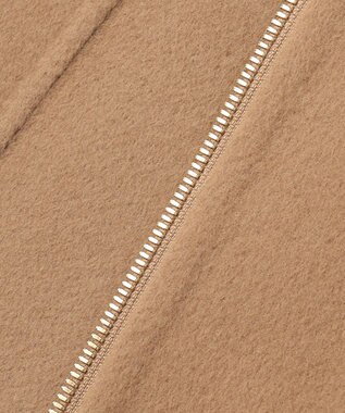 BEIGE， ZION / ウールスタンドカラーショートコート Camel