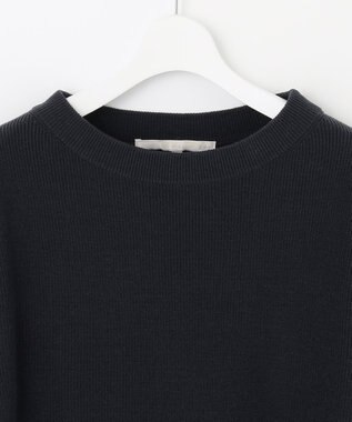 自由区 【洗える/セットアイテム】ウールブレンドベスト×ストライプワンピ ネイビー系1