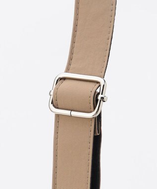 LA BAGAGERIE 【MONICA】フロントポケットショルダーバッグ グレージュ